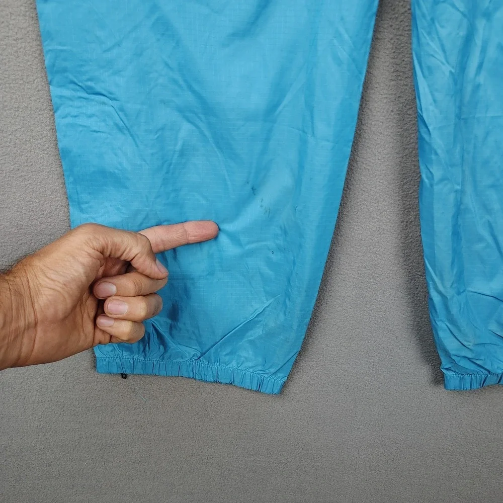 Vintage 90s Patagonia Rain Windbreaker Pants Men Large XL Blue Light Outer Layer